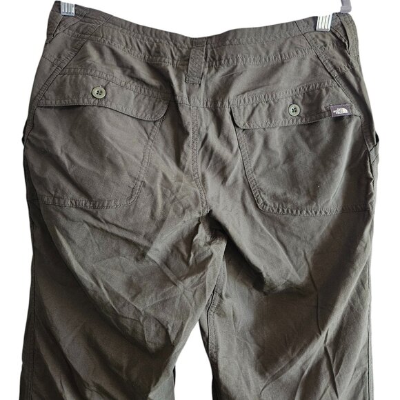 The North Face Womens Convertible Hiking Pants, Olive - Picture 9 of 10